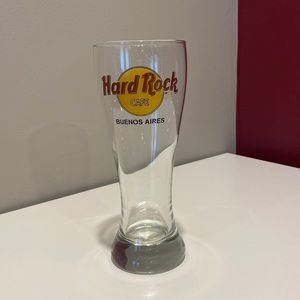 Hard Rock Cafe Lg Pilsner Glass - Buenos Aires NEW